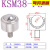 定制适用圆柱直筒精密型万向球KSM22-FL万向滚珠轴承螺杆重型牛眼 KSM38-FL(整体不绣钢