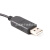 FT232RL USB转RS485 4P WE 四芯脱皮串口线DATA+ DATA GN 黑色USB盒 1.8m