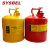 西斯贝尔（SYSBEL）I型和II型金属安全罐 防火安全罐  安全存储罐 SCAN002R红色I型-19升 现货