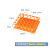 离心管架15ml 50ml塑料可拆两用10 18 20 50孔化学实验室用孔径 1 可拆两用橙色15ml30孔50ml20孔