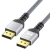 兰拓 DP线1.4版高清8K60HZ 1米带编织网高刷DisplayPort电脑显卡接显示器游戏电竞视频数据连接线兼容DP1.2