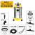 洁baBF501吸尘器洗车用强力大功率吸水机大吸力商用30升1500W BF501B黄色标配换10米（小管） （机场商用）