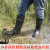 防蛇咬专用靴男士高筒雨鞋户外探险垂钓胶鞋工地长筒滑耐磨橡胶鞋 黑色 VIKing高筒靴 45