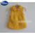 迪士尼（Disney）AF麋鹿 儿童马甲裙 婴儿小宝宝背心裙 女童春秋坎肩 翻领黄色 120适宜身高72~80cm