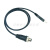 USB转M12 4/5/8芯航空头 适用于设备连PC RS232/RS485通讯线 4孔 1.8m