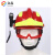 F2抢险救援头盔消防员防护蓝天救援头盔消防头盔工程带灯安全 优质F2头盔+灯架