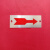 新款铝红色箭头标牌不锈钢标识牌丝印水泵电设备铭牌 铝8*25cm