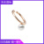 MIKIMOTO御木本女士黄金珍珠耳夹 PE-1747I海水珍珠轻奢小资耳环 海水珍珠5.50mm 直径 1.5cm（单个装）
