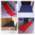 洛楚（Luxchic）PVC双条纹地毯 酒店大门口迎宾防滑垫吸水脚垫楼梯走廊餐厅地垫商用 酒红色 1.2米宽15米长