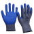 皱纹塑胶手套浸胶耐磨防滑橡胶工作劳保防护胶皮手套 红黑皱纹12双装