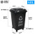 定制适用定制定制户外垃圾桶240l升塑料大号环卫室外带盖分类箱挂 加厚60L灰色 其他垃圾