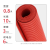 普力捷 绝缘橡胶板绝缘垫高压橡胶板 红色 6kv 0.8m宽*10m长*3mm