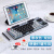 新盟（TECHNOLOGY）蓝牙机械键盘87键青轴有线无线双模MAC笔记本适用于台式电脑 版-黑灰红轴白光-（蓝牙.无线.有线） 标配