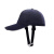LZJV防撞帽通用PE内衬安全帽帽带下巴帯车间轻型防碰撞工作帽帽壳定制 黑色T/C混纺（带下巴托）