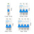 上海过载DZ47断路器10A16A25A32A40A63A空开透明壳 透明 2P 2P 40A