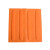 盲道砖橡胶 pvc安全盲道板 防滑导向地贴 30cm盲人指路砖 (底部实心)25*25CM橘黄条状
