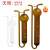 吸收棕色U型多孔玻板吸收瓶10/25/50/75/100/125ml多孔玻板吸收管 棕色10ml