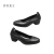 宾宾龙王夏季皮鞋瓢鞋3.5cm高跟 双