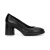 爱步（ECCO）女鞋雕塑时尚通勤高跟鞋正装百搭粗跟漆皮鞋222603 01001-黑色配件 36