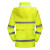 谋福 CNMF 安全反光分体雨衣雨裤套装 配肩灯和指挥手套 荧光黄 M-165 