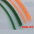 earcumpu聚氨酯粘接圆带圆条圆皮带传动带绿色粗面橙色光面型号齐 橙色光面2MM10米 其他