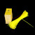 废物标识 黄色塑料平口垃圾袋封口尼龙扎带废物扎袋吊牌标签标识 短款5000根扎带 扎带尺寸3*200