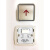 电梯配件/电梯按钮MT42 G01 及双色带背光按钮 灯亮红光按钮