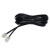 弹簧线PU伸缩螺旋线缆国标铜芯电缆线黑色电源线 白色2芯15米