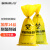 比克曼生物（BKMAM）防化垃圾袋加厚耐酸碱高温化学危害废物处理实验室用 【黄色】85*120cm25个/袋 1袋