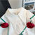 奕津法式蝴蝶机衬衫设计女小众上衣感立体玫瑰长1袖早秋新款甜美衬衣 白色 M