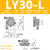 XY轴位移平台手动微调工作台LY40/LY60/LY80/90 精密移动十字滑台 LY30-L