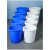 大号圆形垃圾桶户外环卫工业加厚垃圾桶商用食堂厨房专用垃圾桶 200升桶(带盖)白色