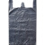 黑色加厚生活污物塑料垃圾袋环保酒店物业大号提手平口分类袋 黑色背心式76*90/100个 黑 加厚