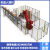 上海无缝卡扣车间隔离网仓库隔断网机器人围栏自动化设备安全防护 单开门1.5米高*1米宽