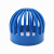 PVC管道透气帽海鲜池管道溢流网罩海鲜缸配件防护网罩鱼缸半球帽 40宝塔帽(内直径40毫米