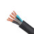 佳雁 国标铜丝软电缆 YZ 3*4平方中型橡套线 户外耐磨电源线 10米