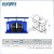阻尼弹簧减震器冷却塔空调冷水机组水泵风机防震垫变压器隔振平台 HFJ-4-2400