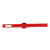 鸣驰 木工多功能划线尺 铝合金高度测量T型尺红色木工划线器测量尺 黑色短款划线尺/2把 
