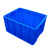 物流周转箱加厚特大号零件箱物料箱塑胶塑料盒超大箱子长方形 24号箱蓝色600415240 大号