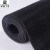 洛楚（Luxchic）黑色S型镂空网眼地毯实心 大孔8.5mm 1.2x12米一卷 防水泳池地垫PVC塑料疏水浴室洗手间防滑