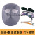 翻盖款电焊面罩全脸头戴式焊帽工用品装备灰色塑料眼镜烧焊防护罩 塑料面罩+1个翻盖眼镜+头戴绳