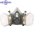 防毒面具6200防尘口罩喷漆专用化工气体呼吸护罩工业 6200防毒面具七件套一整套