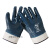 丁腈浸胶劳保手套加厚橡胶防水防滑防油耐油耐磨胶皮干活工业手套工业品 升级款P806(蓝色)：3双 XL