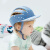 防摔神器宝宝护头婴儿学步走路夏透气安全帽套儿童小孩防撞护头脑帽 水果花3代透气带可拆帽檐-