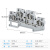 导轨式ST2.5接线端子461016平方铜导件弹簧式双层接线端子排PE STTB4(50片盒