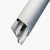 DS 铝合金线槽 5号加厚款 1米/根 壁厚0.9mm 半圆弧形地面压线槽