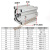 锡膏印刷机小型气动CDQ2B薄型气缸CQ2B25-5/10/15/20/30/35/40*50 CQ2B255D加强