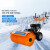 扫雪机小型手推式除雪机多功能燃油清雪机物业道路用铲雪车 BS800G隆鑫动力