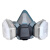普达 防毒面具FD-412+1号滤毒盒 硅胶防无机气体防粉尘口罩 消毒制药防毒面罩