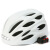 韩曼柯 骑行头盔智能带灯山地自行单车公路车头盔城市通勤骑车安全帽 白色 M